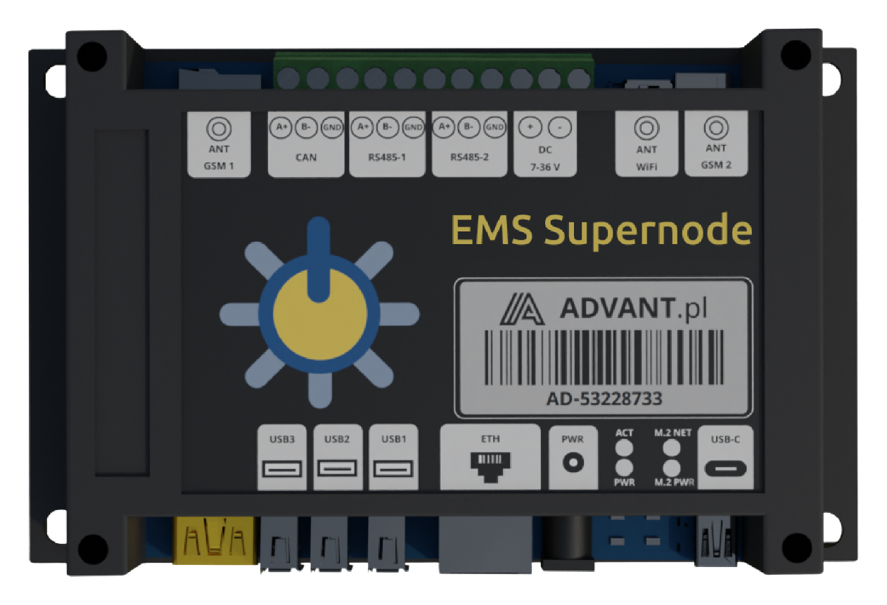 PV Supernode — render urządzenia